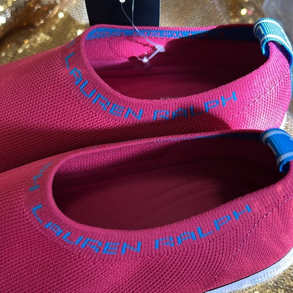 NWOB.. RL Poly slip on in pink - Picture 2 of 7